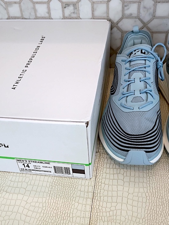 Rare Brand New In Box Men\'s Streamline Ice Blue/Midnight/White 14 US 48.5 EU